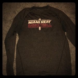 miami heat warm up shirt
